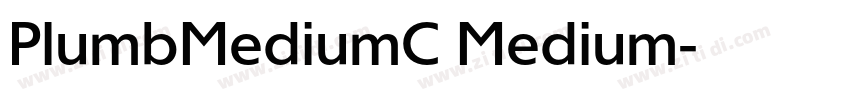 PlumbMediumC Medium字体转换